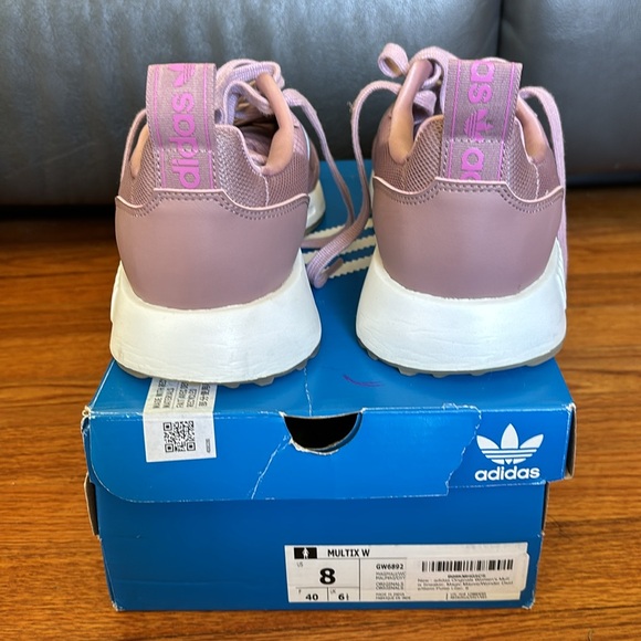 Adidas Original Multix Sneakers Mauve/Lilac size 8 US Women - Picture 5 of 14